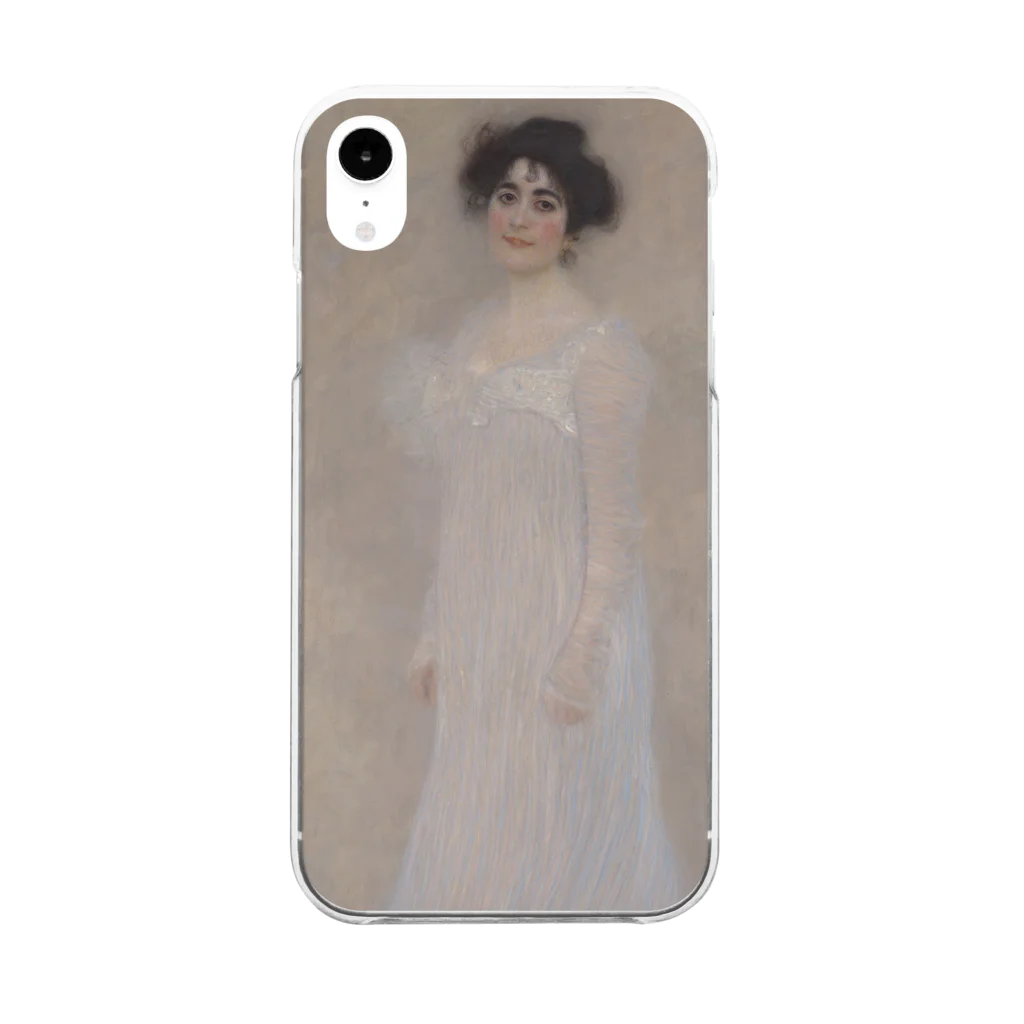 SONOTENI-ARTの001-009　グスタフ・クリムト　『セレナ・レーデラーの肖像』　クリア　スマホケース　iPhone XR専用デザイン　CC3 Clear Smartphone Case