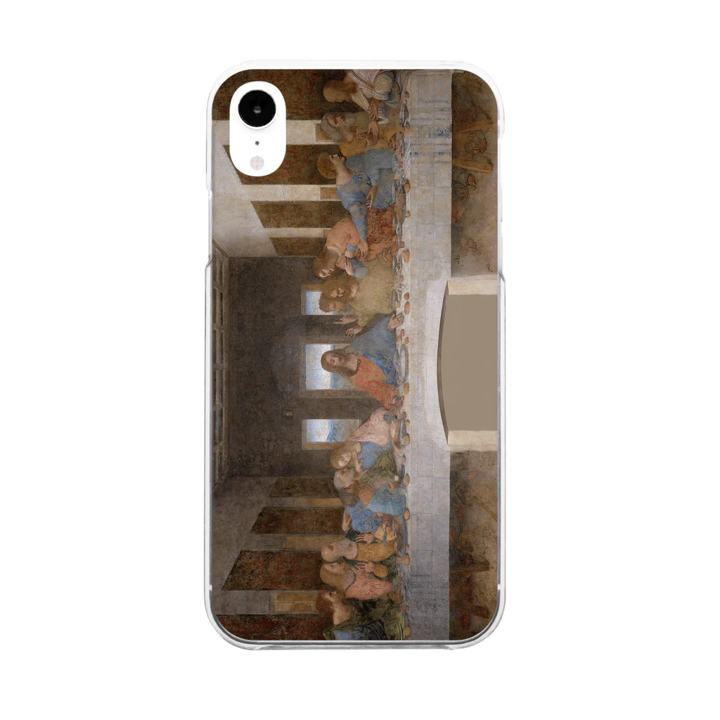 SONOTENI-ARTの018-002　レオナルド・ダ・ヴィンチ　『最後の晩餐』　クリア　スマホケース　iPhone XR専用デザイン　CC3 Clear Smartphone Case