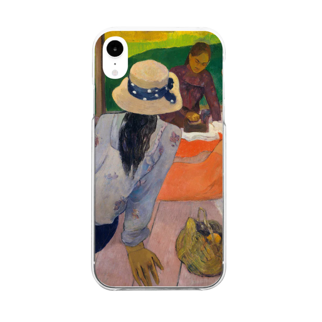 SONOTENI-ARTの026-002　ゴーギャン　『シエスタ』　クリア　スマホケース　iPhone XR専用デザイン　CC3 Clear Smartphone Case