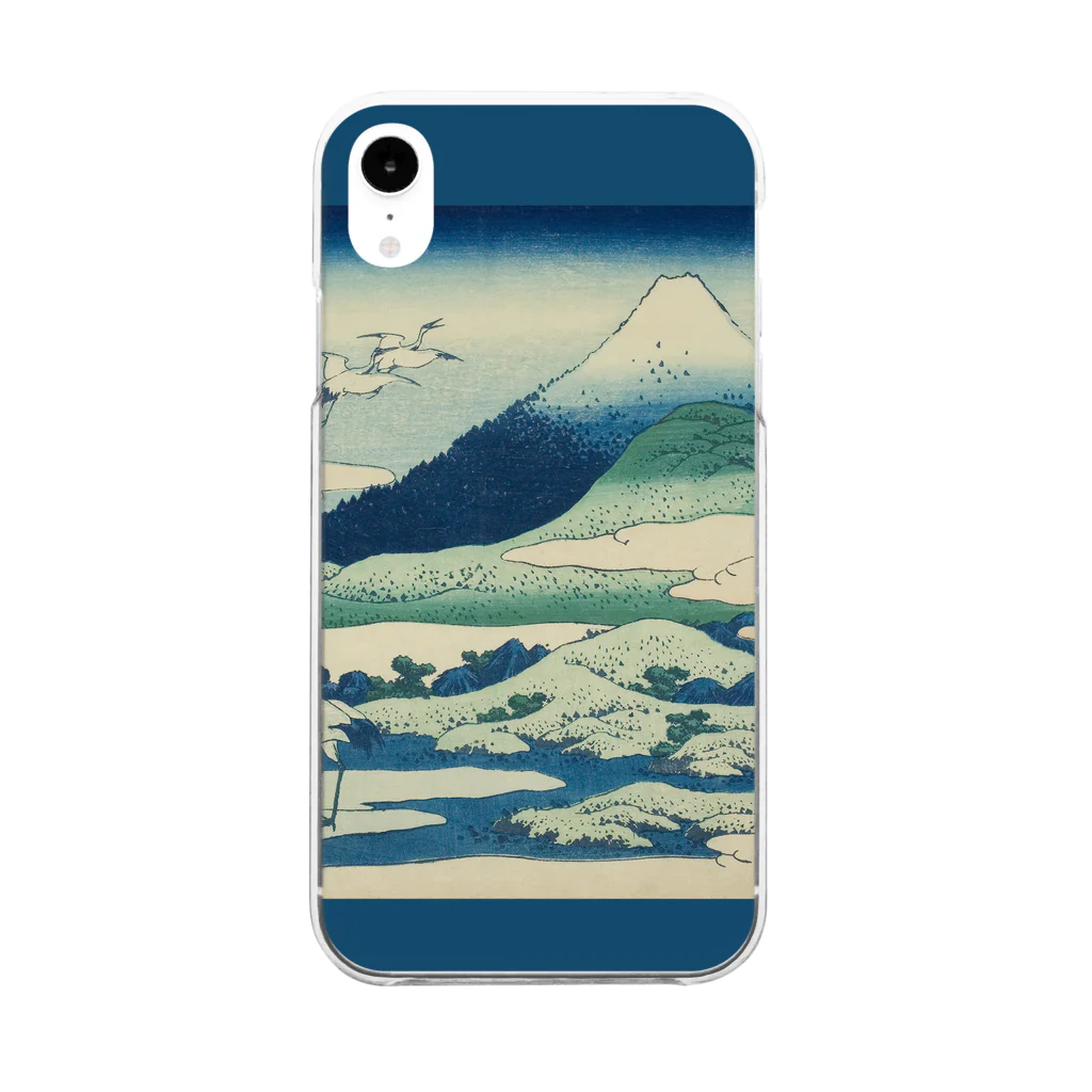 SONOTENI-ARTの003-013　葛飾北斎　『富嶽三十六景　相州梅澤左』　クリア　スマホケース　iPhone XR専用デザイン　CC3 Clear Smartphone Case