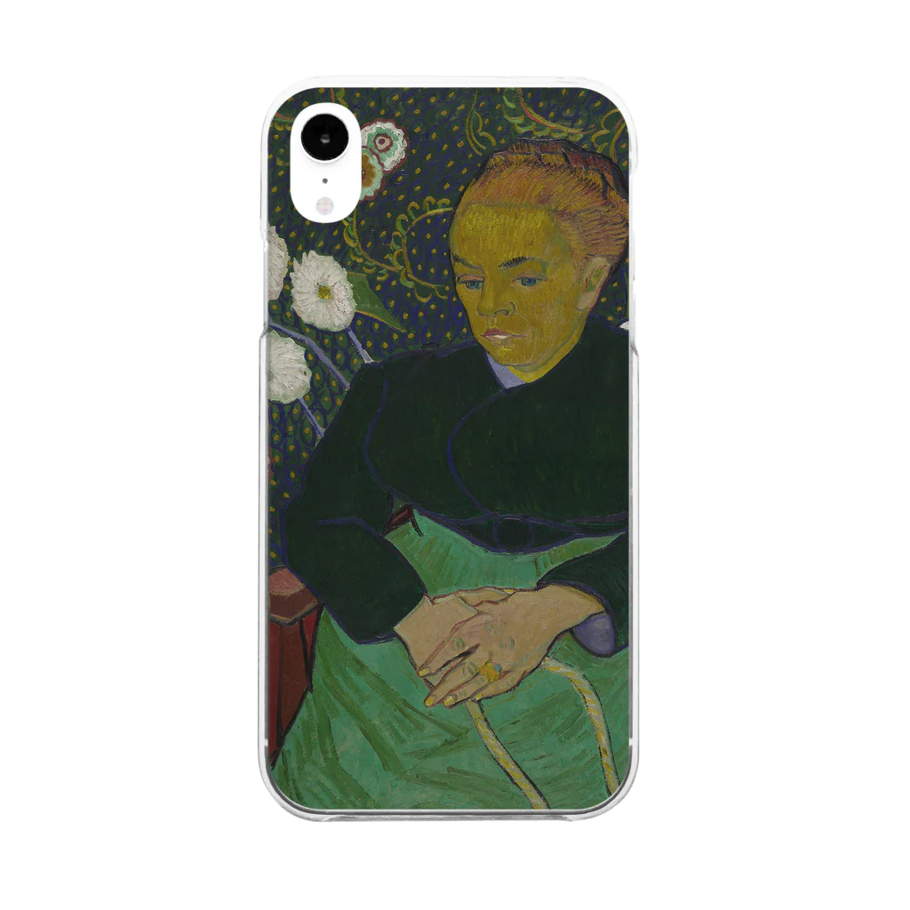 SONOTENI-ARTの005-022　ゴッホ　『ゆりかごを揺らすマダム・ルーラン』　クリア　スマホケース　iPhone XR専用デザイン　CC3 Clear Smartphone Case