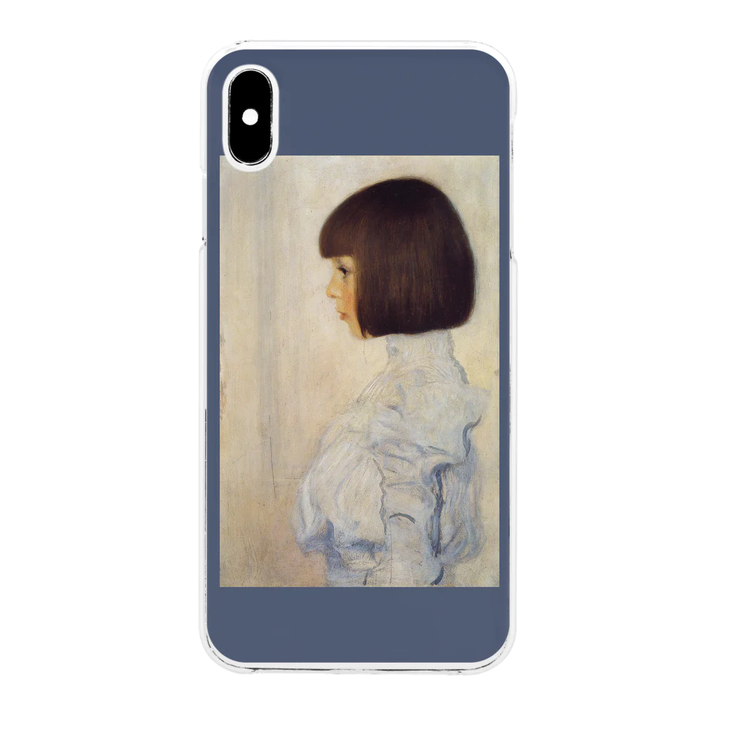 SONOTENI-ARTの001-004　グスタフ・クリムト　『ヘレーネ・クリムトの肖像』　クリア　スマホケース　iPhone XSMax専用デザイン　CC7 Clear Smartphone Case