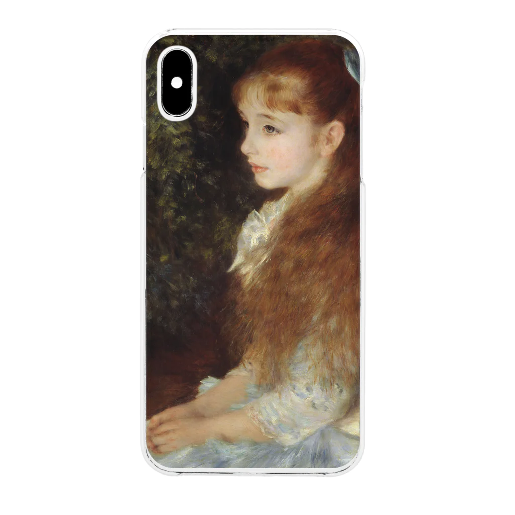SONOTENI-ARTの016-003　ルノワール　『イレーヌ・カーン・ダンヴェール嬢』　クリア　スマホケース　iPhone XSMax専用デザイン　CC7 Clear Smartphone Case