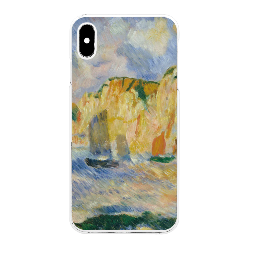 SONOTENI-ARTの016-009　ルノワール　『海と崖』　クリア　スマホケース　iPhone XSMax専用デザイン　CC7 Clear Smartphone Case