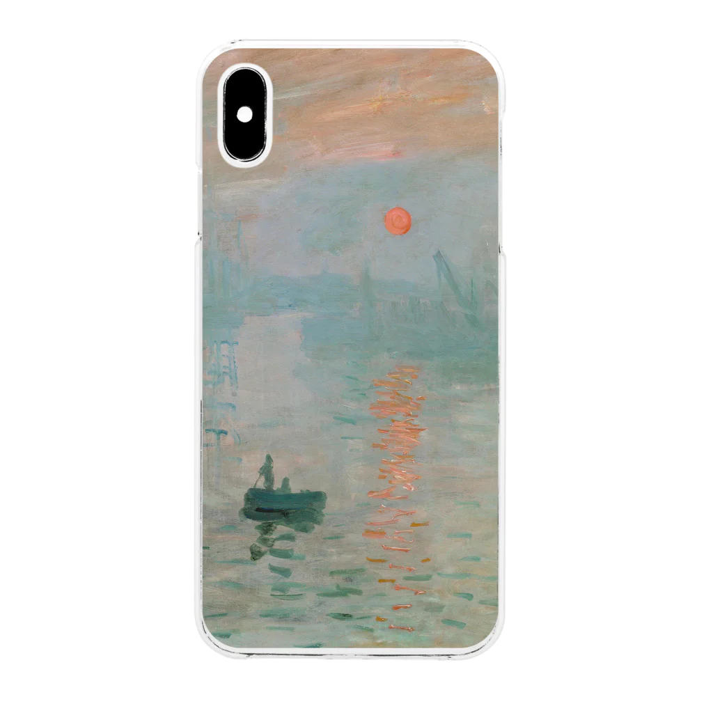 SONOTENI-ARTの004-004　クロード・モネ　『印象・日の出』　クリア　スマホケース　iPhone XSMax専用デザイン　CC7 Clear Smartphone Case