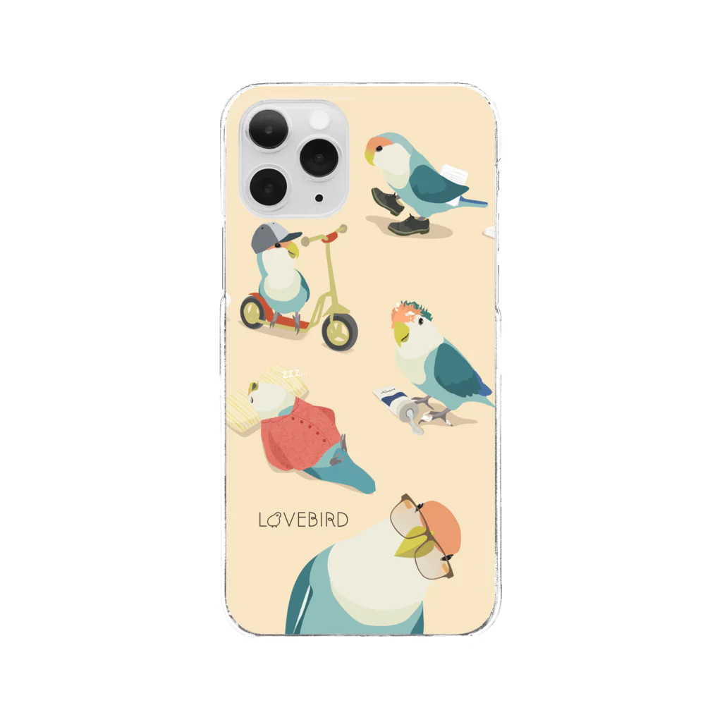 LIL's Houseのことり、にんげんになりたい Clear Smartphone Case