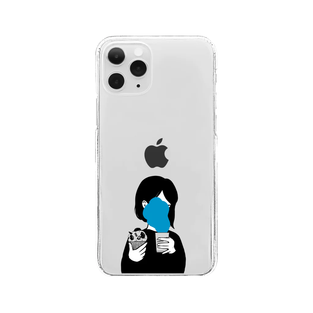 UNBIRTHDAYCOFFEEのiPhone ケース Clear Smartphone Case