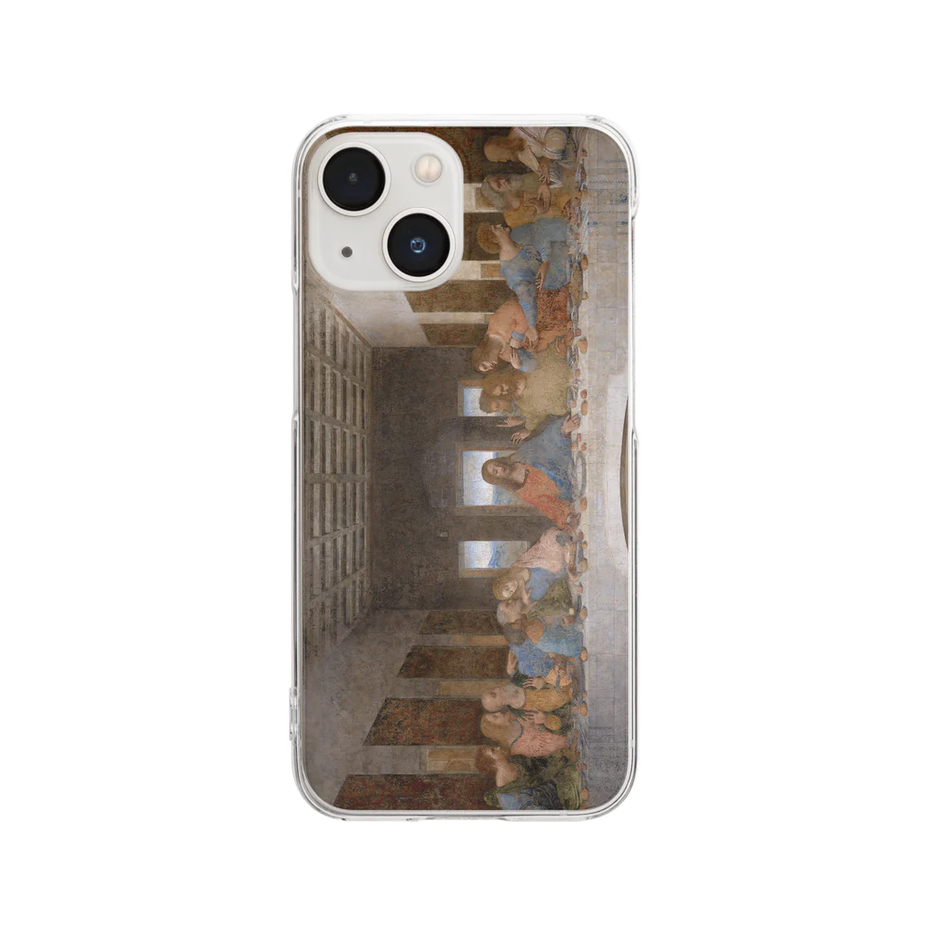 SONOTENI-ARTの018-002　レオナルド・ダ・ヴィンチ　『最後の晩餐』　クリア　スマホケース　iPhone 13mini/12mini/11Pro専用デザイン　CC4 Clear Smartphone Case