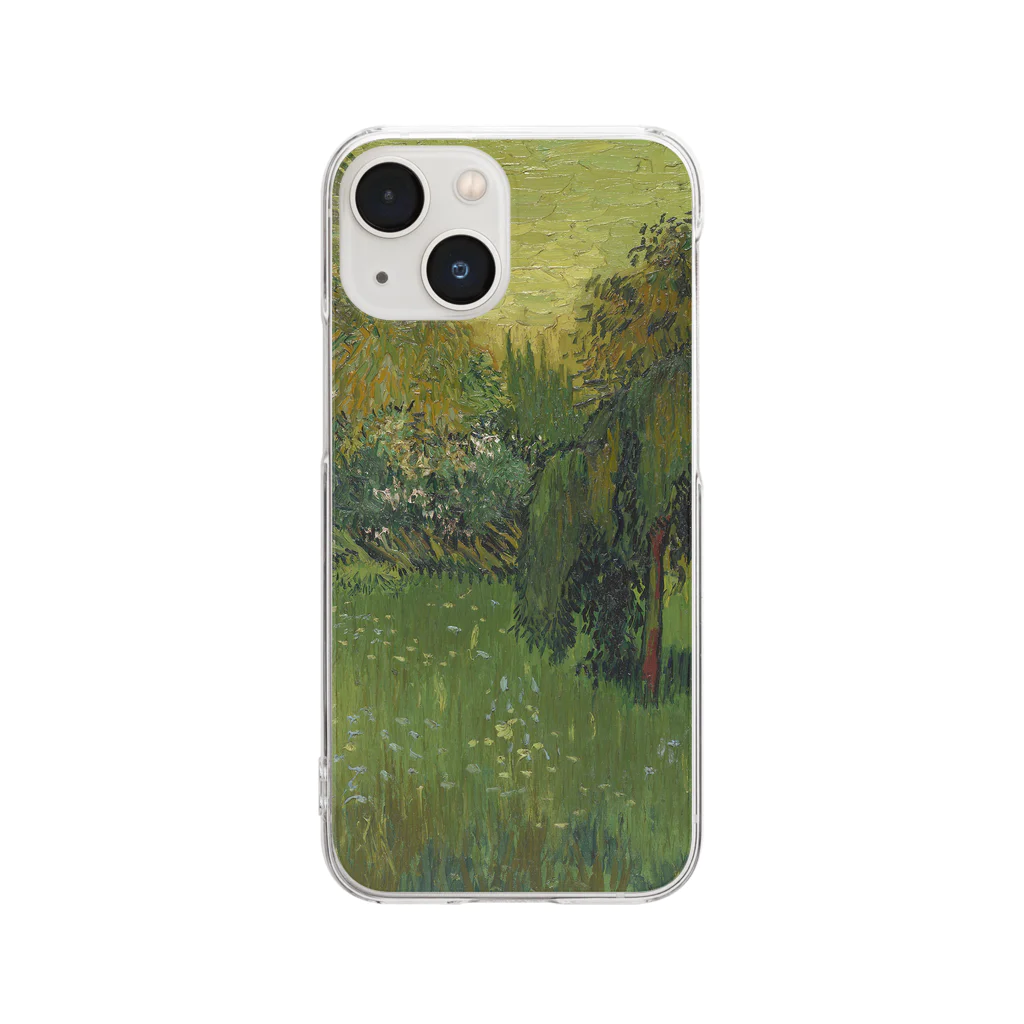 SONOTENI-ARTの005-021　ゴッホ　『詩人の庭』　クリア　スマホケース　iPhone 13mini/12mini/11Pro専用デザイン　CC4 Clear Smartphone Case