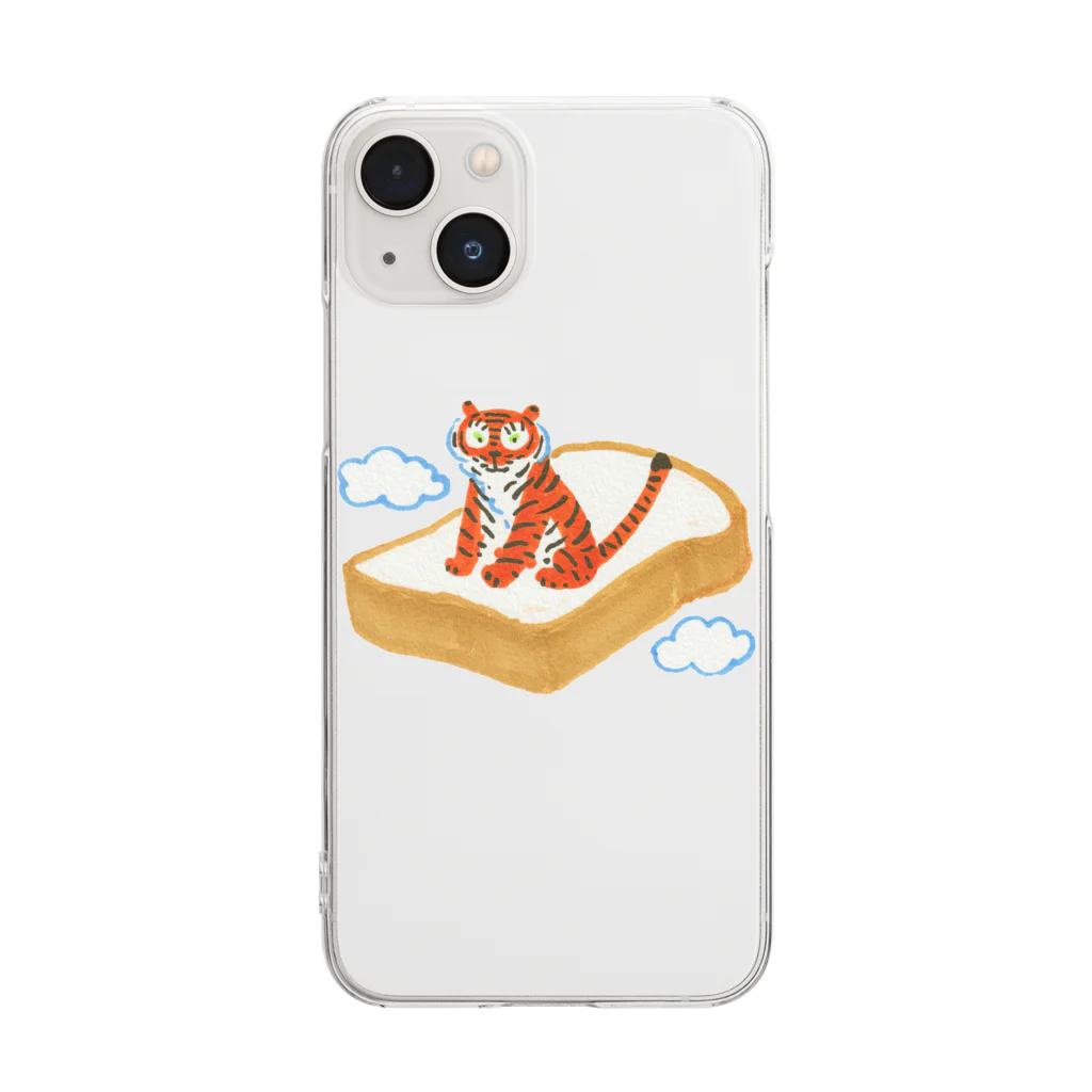 segasworksのイギリスパンとトラちゃん Clear Smartphone Case