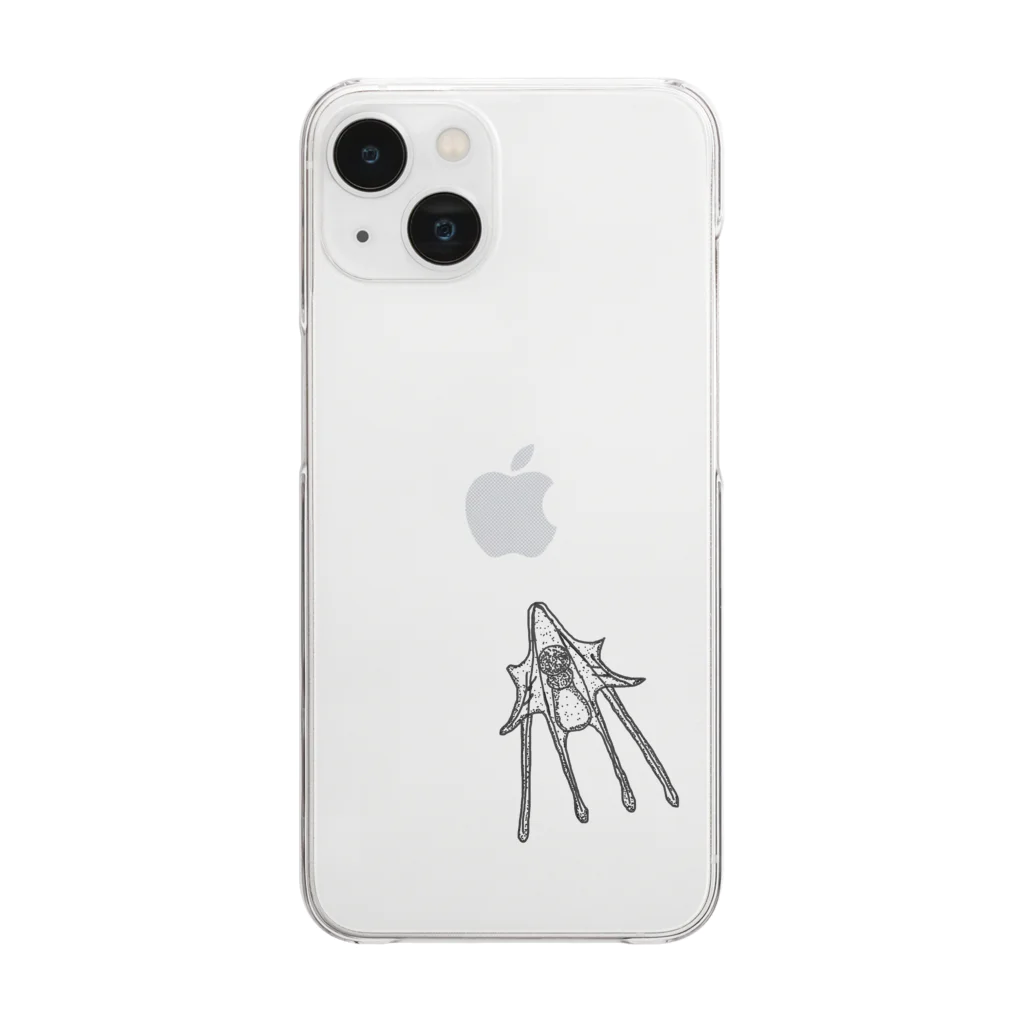 ひつじやのプルテウス幼生(ウニ) Clear Smartphone Case
