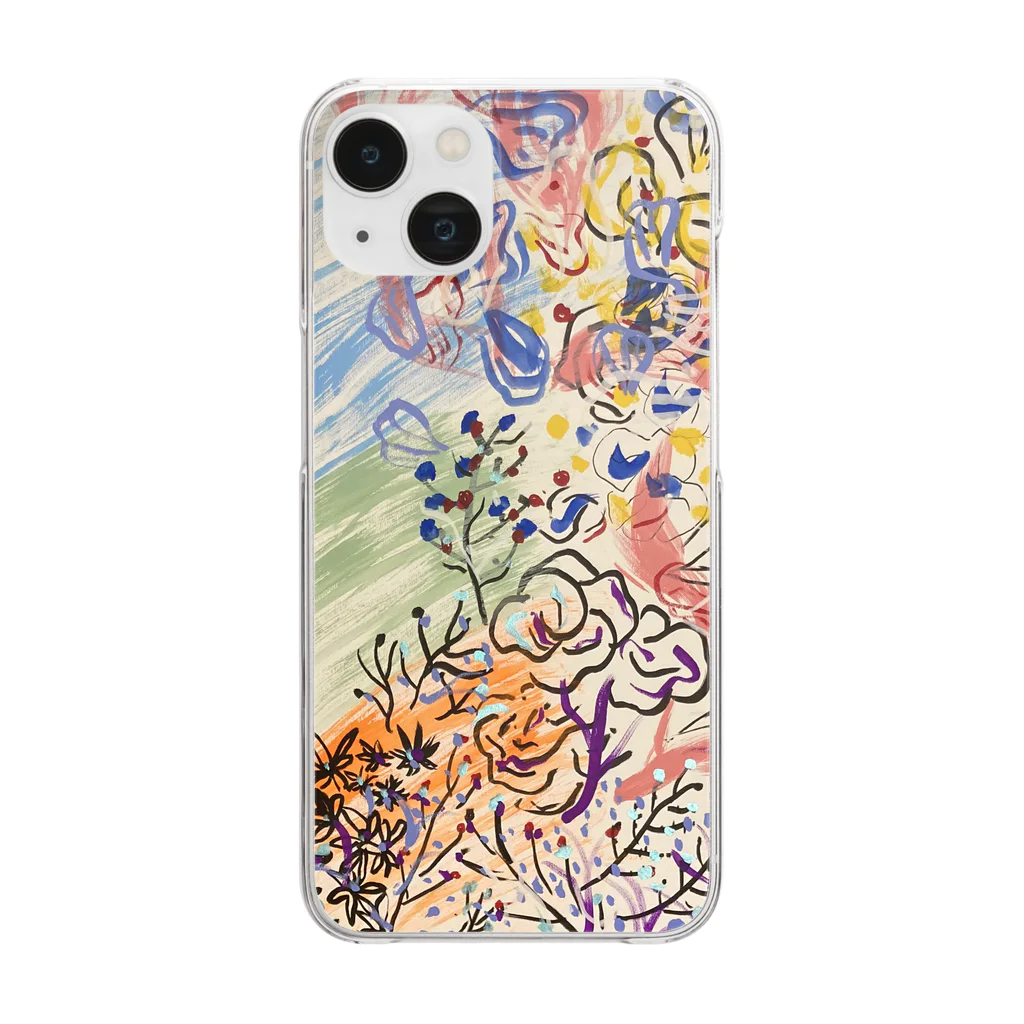 flowerドットsistersのflowerドットsisters Clear Smartphone Case