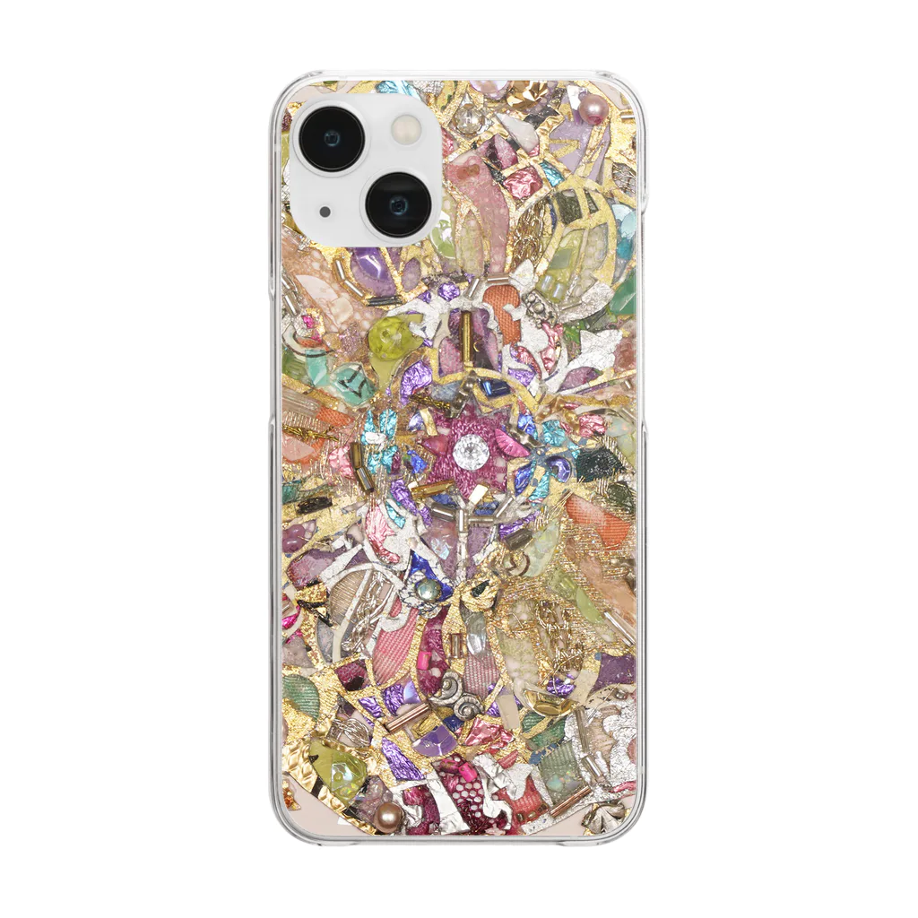 YOKO HASEGAWA　の薔薇窓　金平糖の精 Clear Smartphone Case