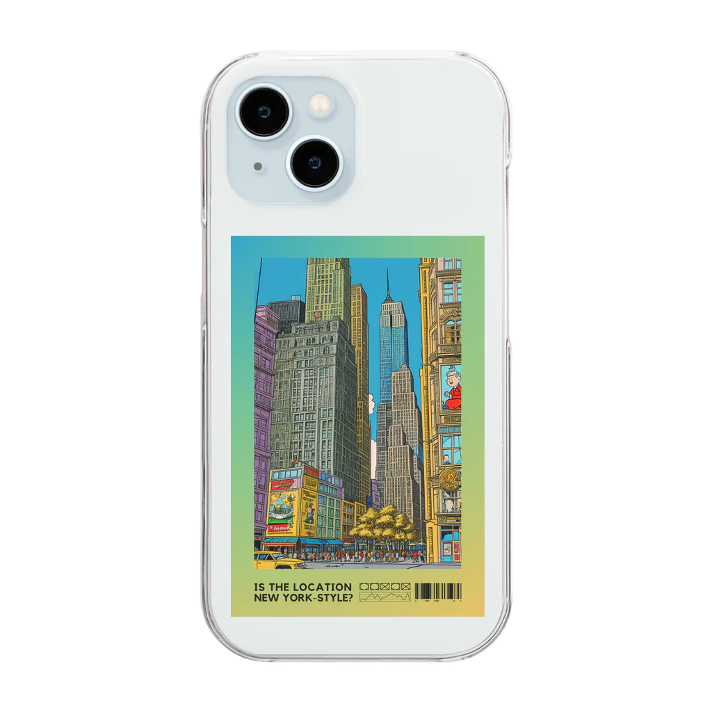 Chop StoreのNEW YORKER Clear Smartphone Case