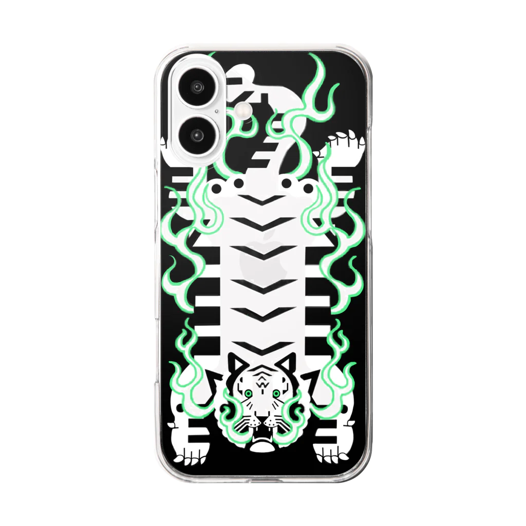 46の虎くん Clear Smartphone Case