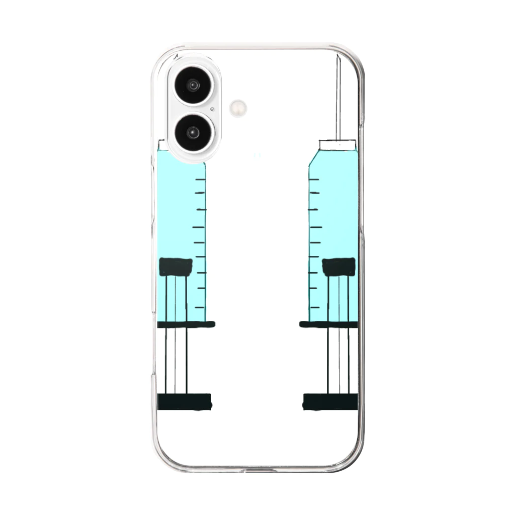 ジューシーショップのワクチンスマホケース Clear Smartphone Case