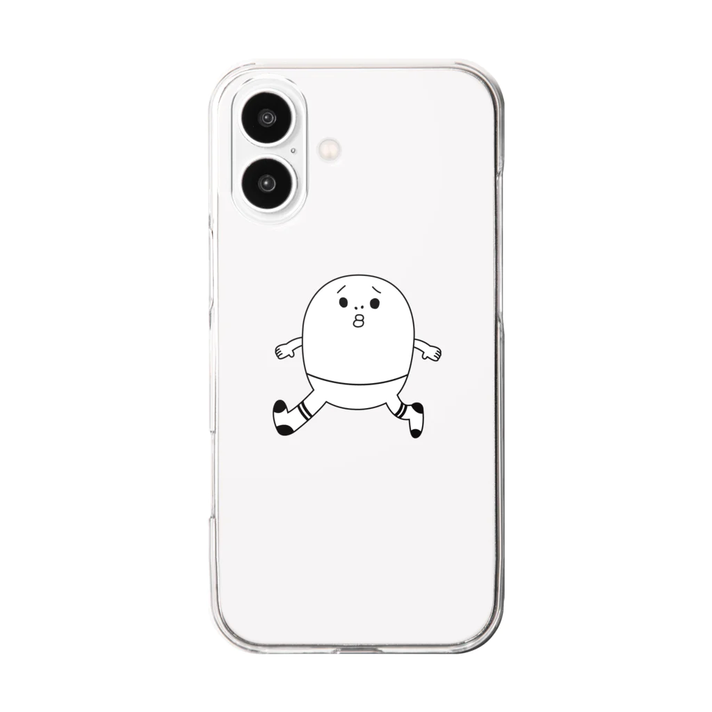 くつ下くんのくつ下くん Clear Smartphone Case