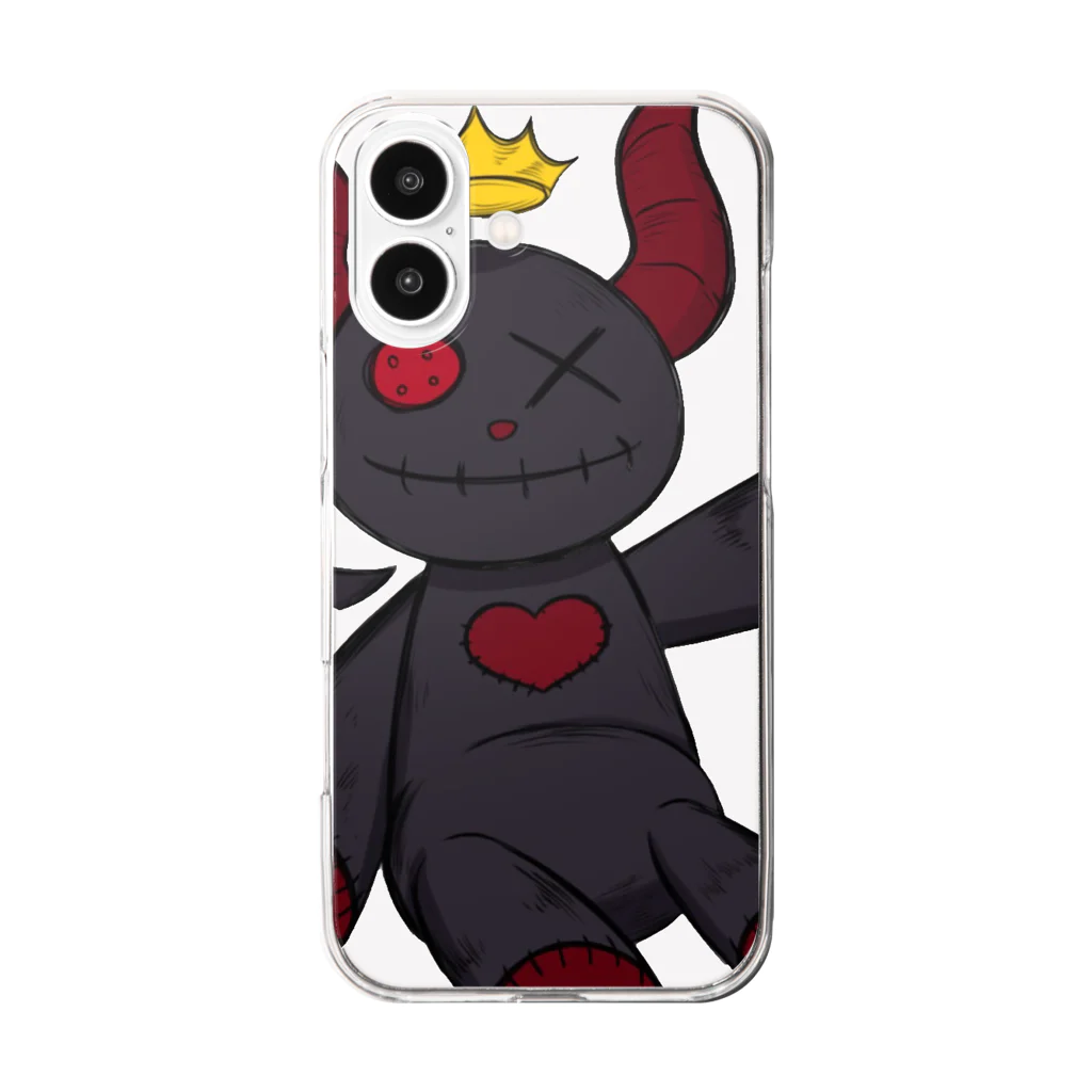 黒兎🖤🐰@声が迷子のノア Ｖｅｒ．1 Clear Smartphone Case