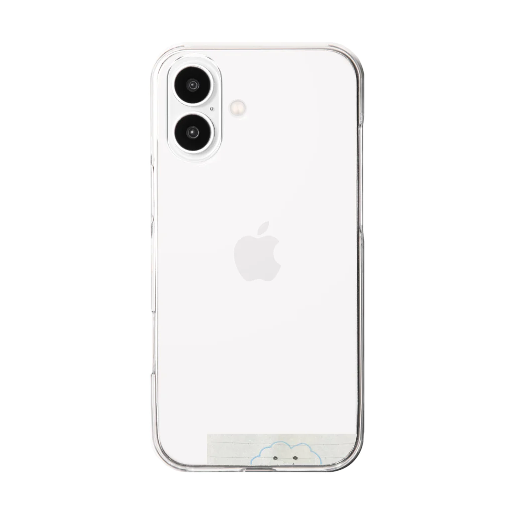 cowコーポレーションの雲たん Clear Smartphone Case