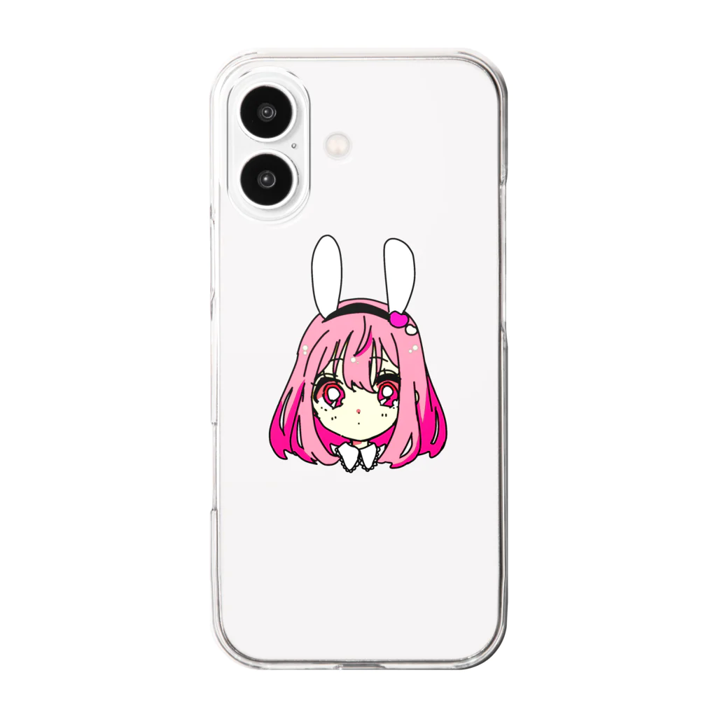 clioneneのusami Clear Smartphone Case