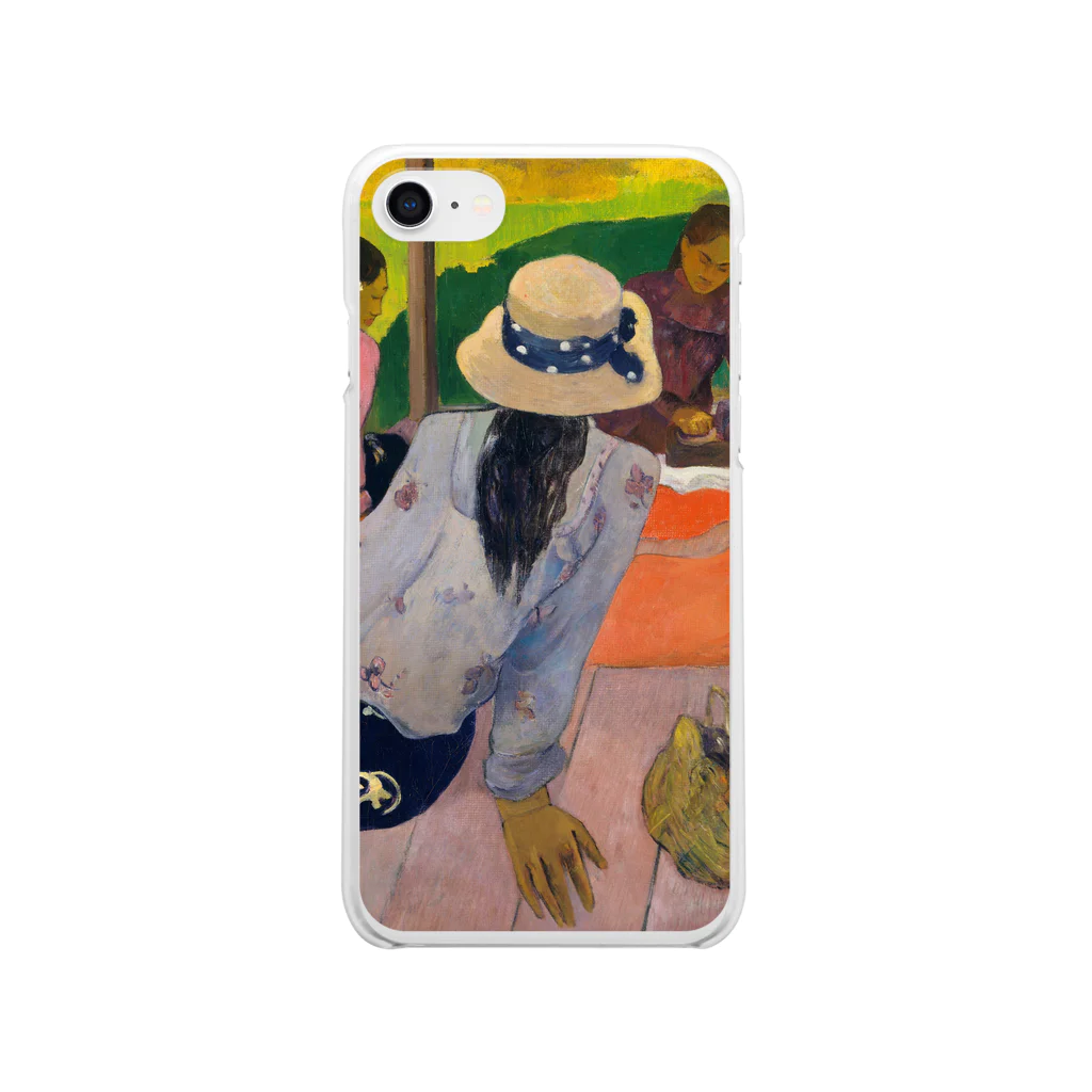 SONOTENI-ARTの026-002　ゴーギャン　『シエスタ』　クリア　スマホケース　iPhone SE(2,3)/8/7/6s/6専用デザイン　CC1 Clear Smartphone Case