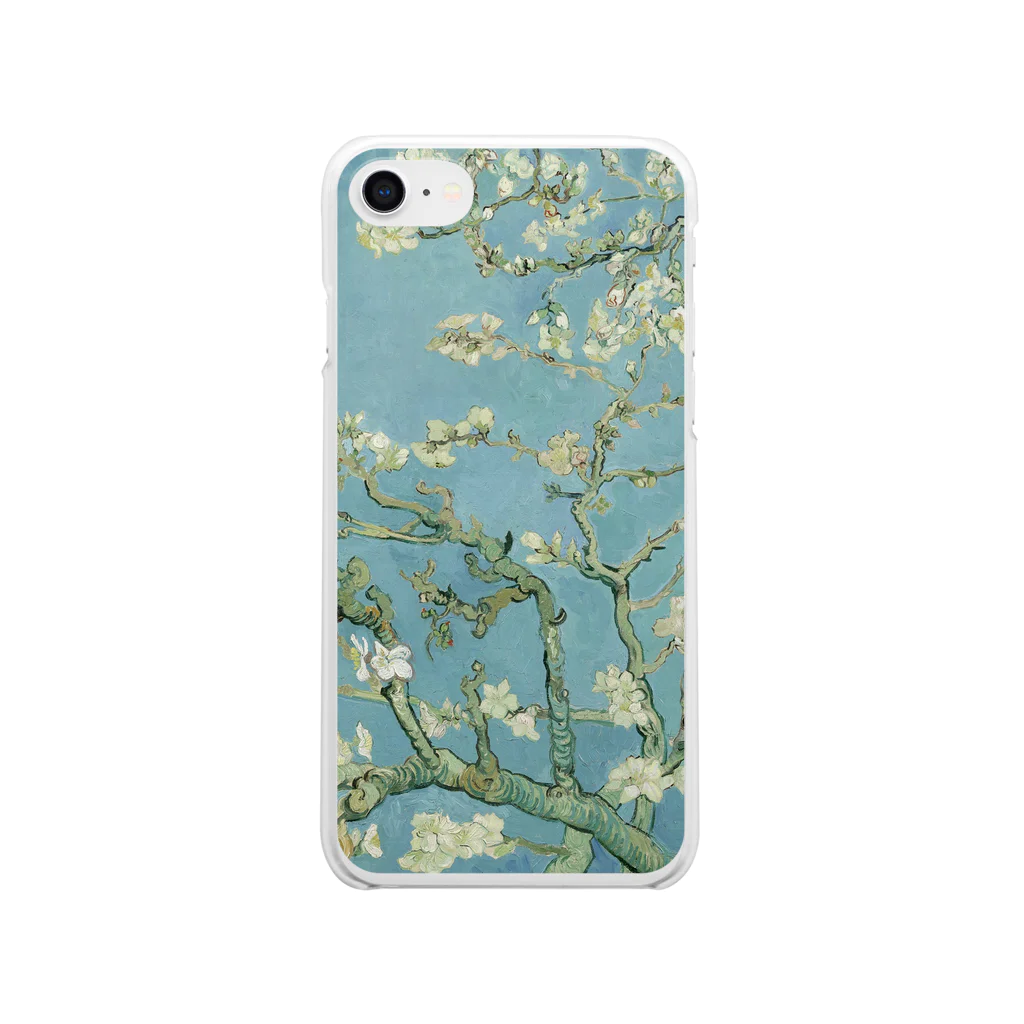 SONOTENI-ARTの005-005　ゴッホ　『花咲くアーモンドの木の枝』　クリア　スマホケース　iPhone SE(2,3)/8/7/6s/6専用デザイン　CC1 Clear Smartphone Case