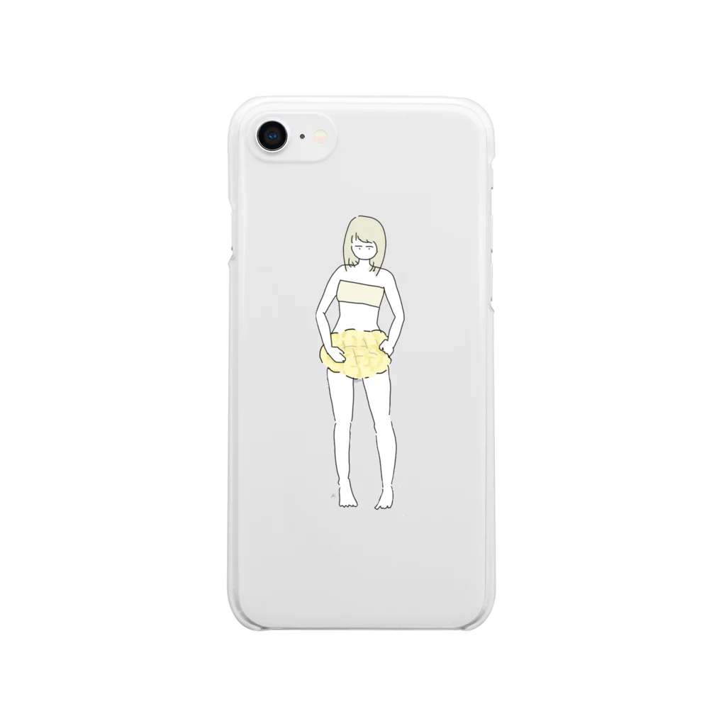 canoeのメロンパンつ Clear Smartphone Case