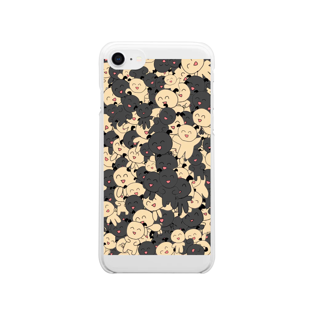 広島乃愛＄のぱぐちゃんいっぱい Clear Smartphone Case