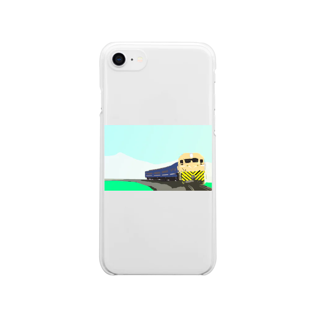 Danke Shoot Coffeeの田園を走る Clear Smartphone Case