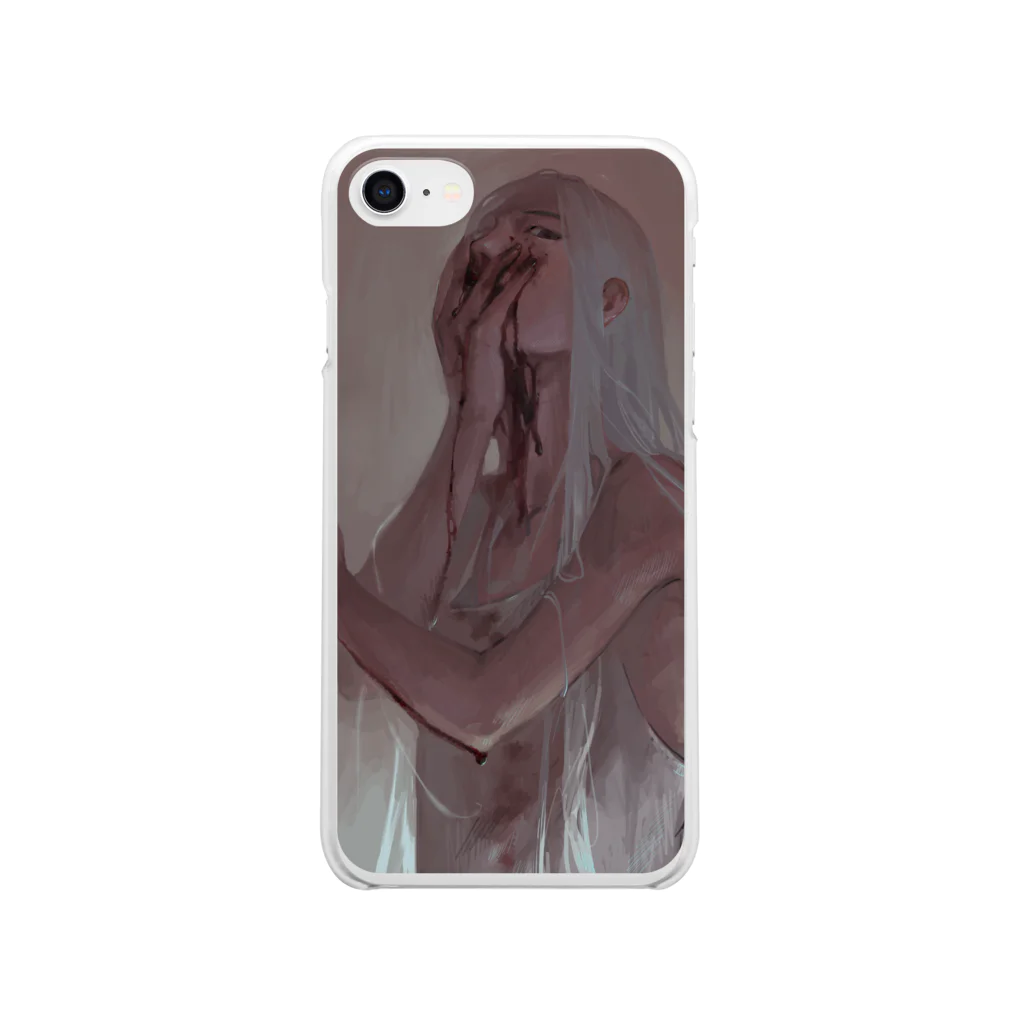 庭のぢ Clear Smartphone Case