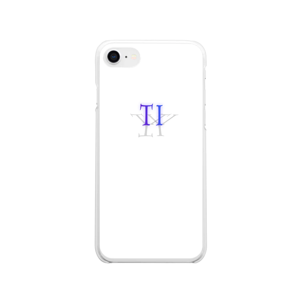 tomo@マシニングの鮮やかなチタンデザイン Clear Smartphone Case