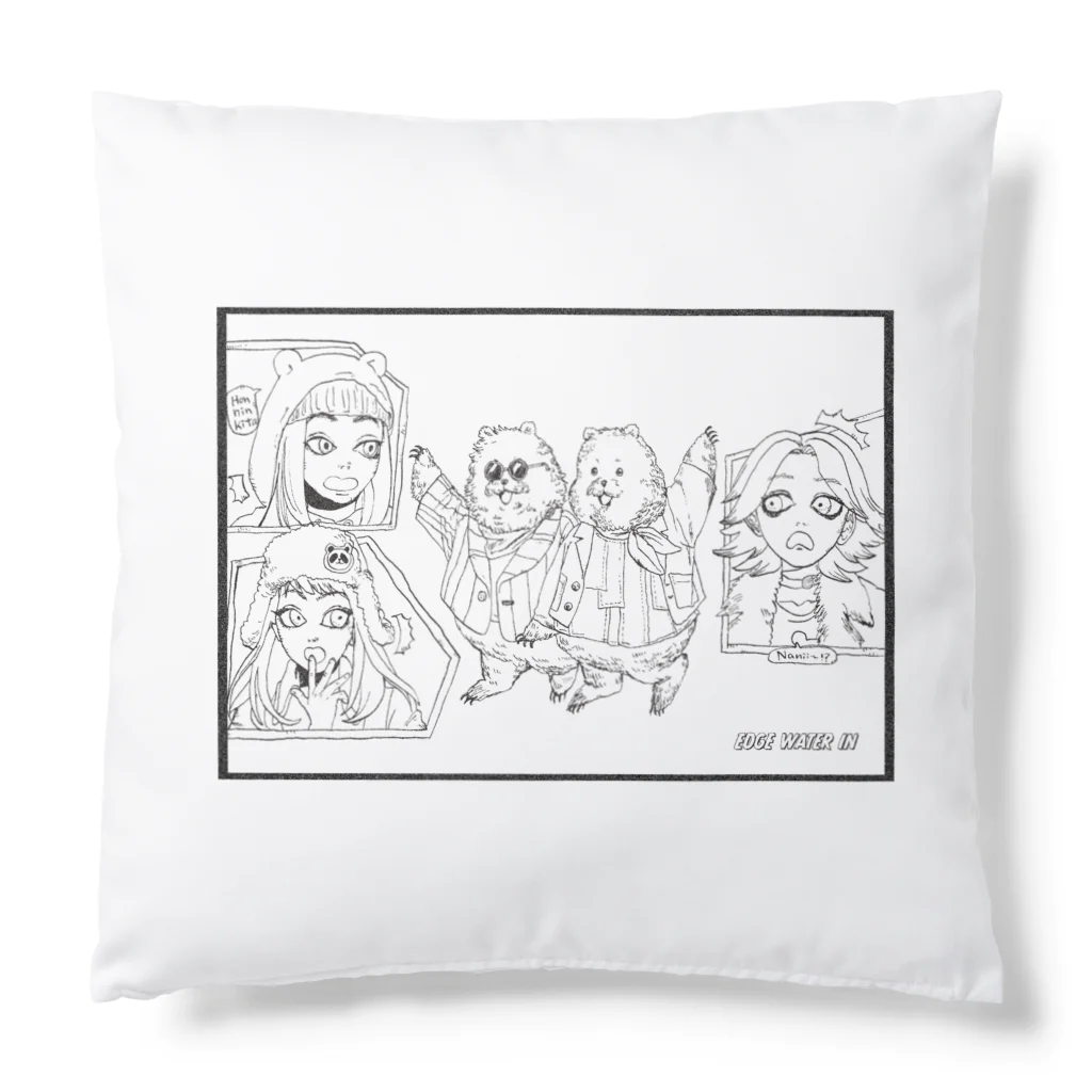 EDGE WATER IN officialのE.W.I_Cushion monotone🐼 Cushion
