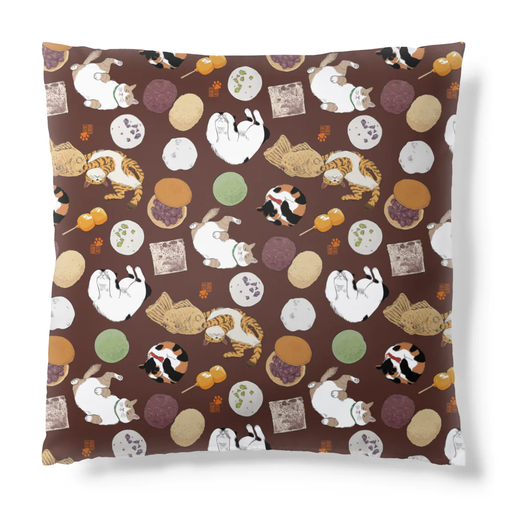 元祖ふとねこ堂の和菓子見本 Cushion