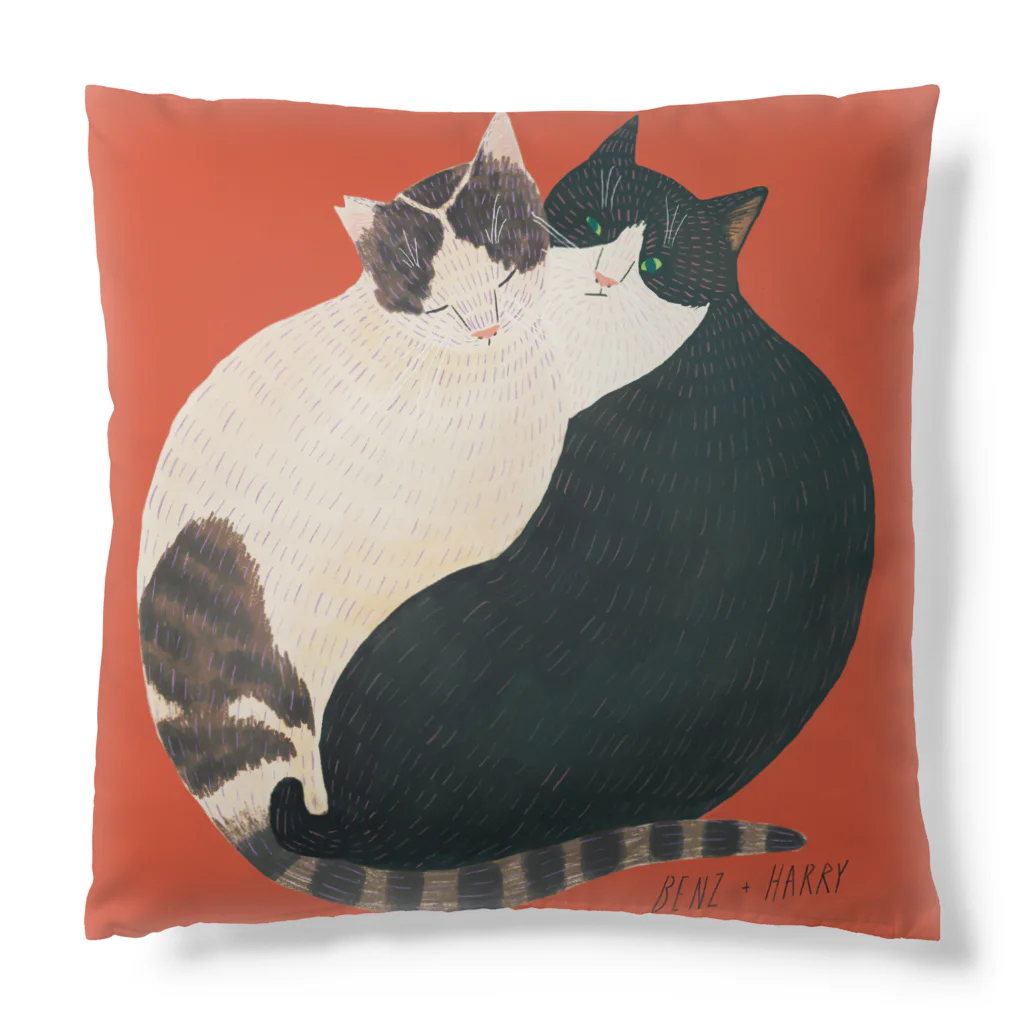 ネコノートショップ（neco-note shop）のギャロップ（ねこひげハウス） Cushion