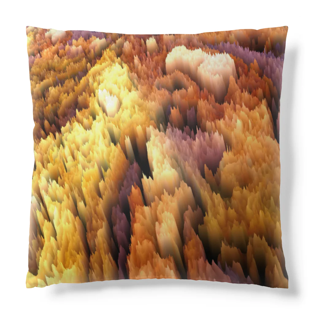 🍩tarojiro(たろじろ) shop🍩の捕らわれの土ロボット模様 Cushion
