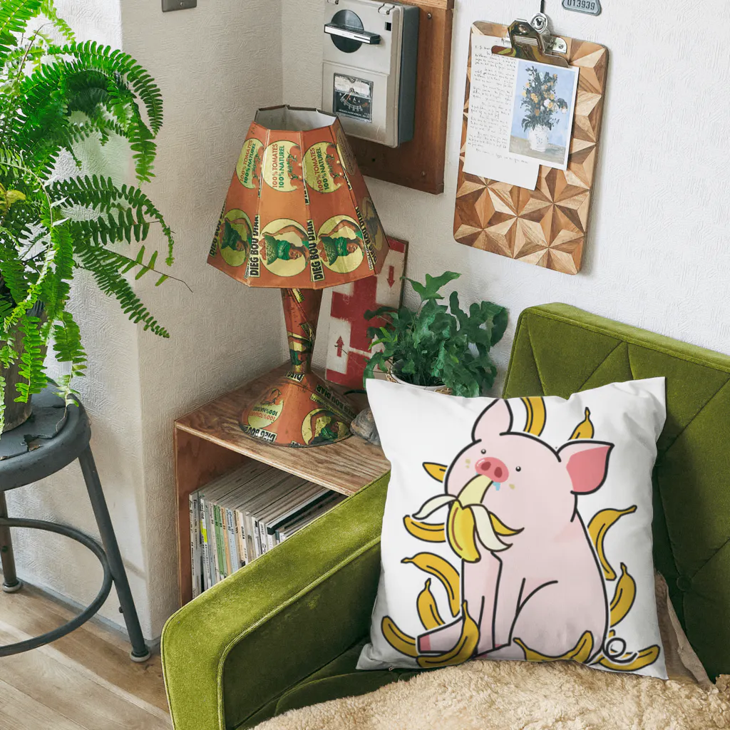 バナナ カッシーナクッション イクスシーオリジナルクッションカバー 45/45cm | カッシーナ