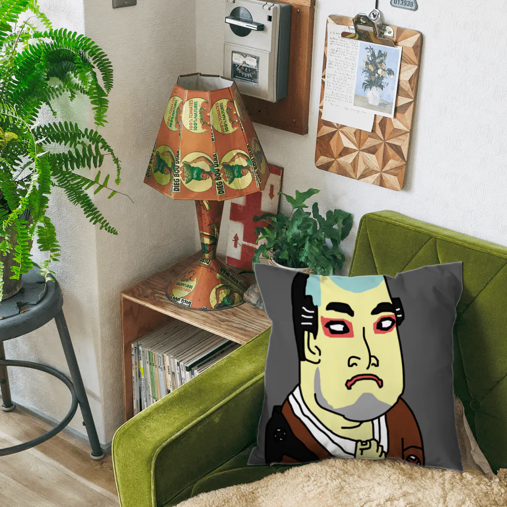 じゃぱにぃずぴぃぽぅの谷村虎蔵の鷲塚八平次 Cushion