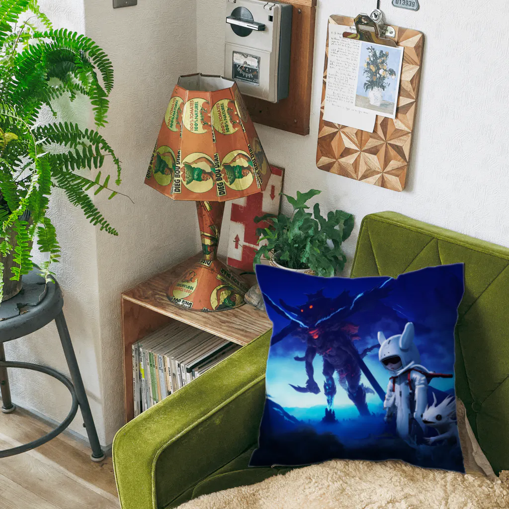 ZENJYAの怪物を操縦する子供 Cushion