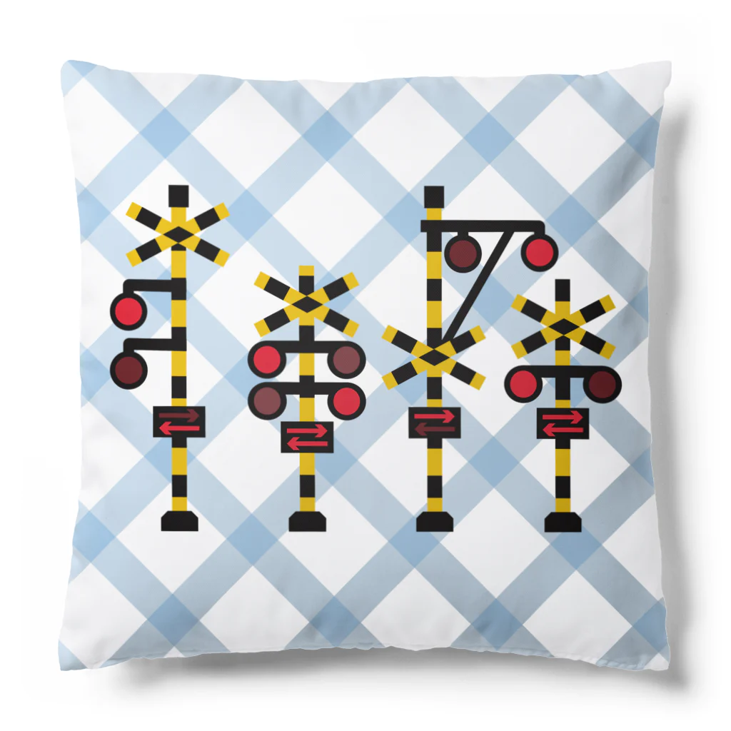 踏切4（チェック） / ふみきりグッズSHOP ( fumikirigoods )の