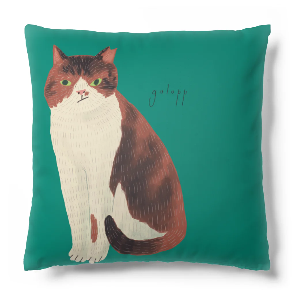 ネコノートショップ（neco-note shop）のギャロップ（ねこひげハウス） Cushion