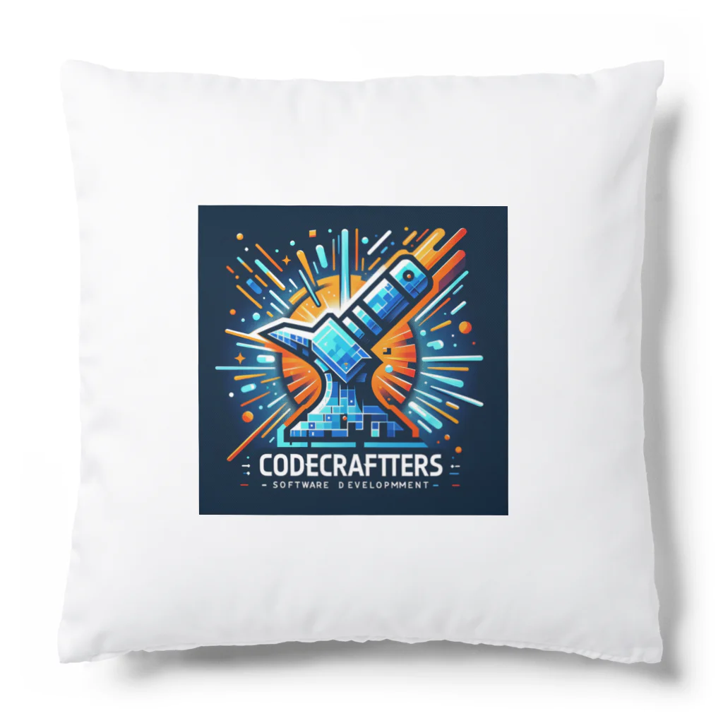 ロケット架空企業ロゴ / kinoko99999のクッション通販 ∞ SUZURI（スズリ）