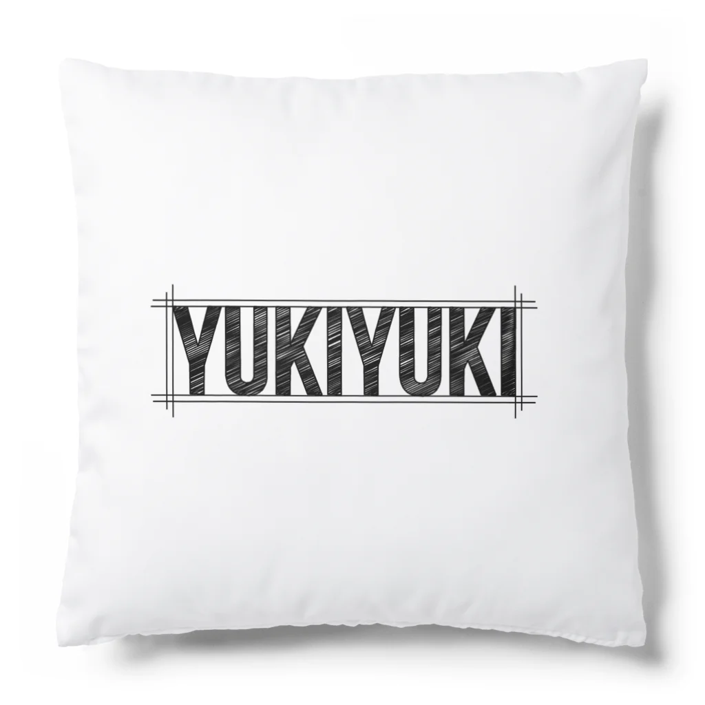 ゆきゆきストアのリバーシブル ロゴ クッション Cushion