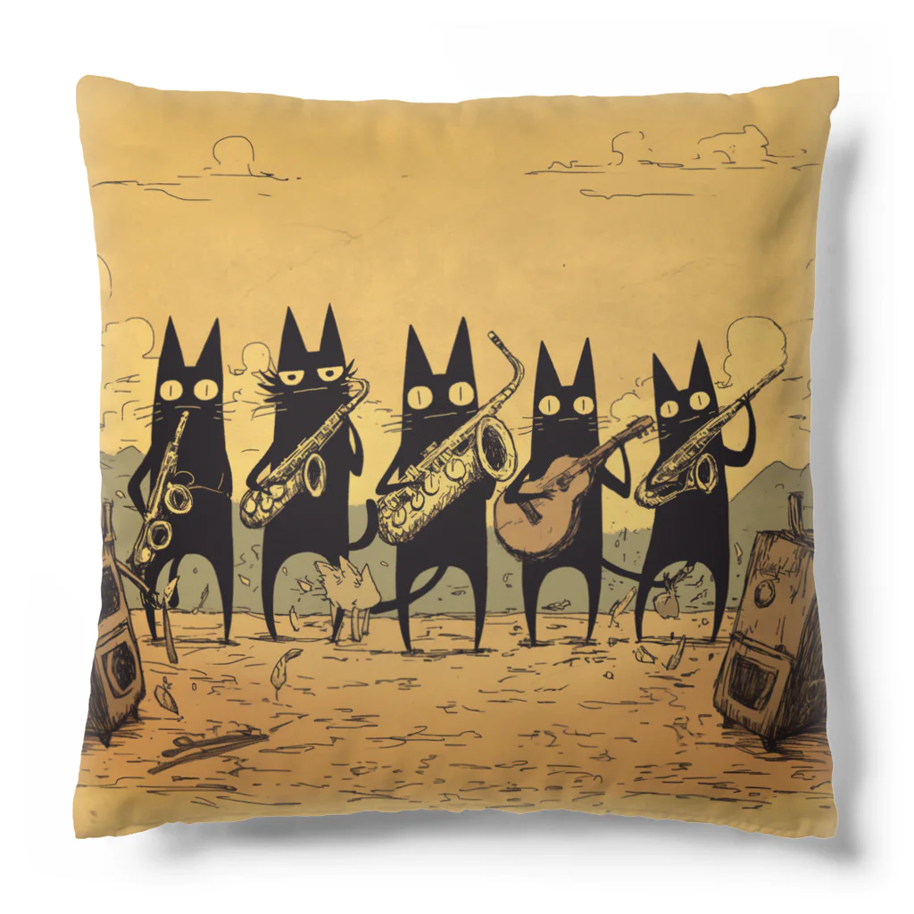 jijのBlack Cats cushion. Cushion