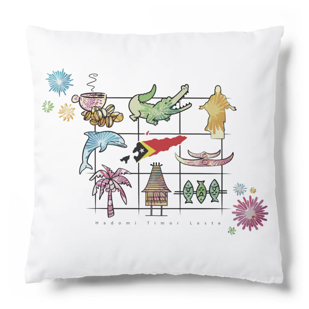 SHARETLの知られざる南国｜東ティモールの暮らしデザインクッション Cushion