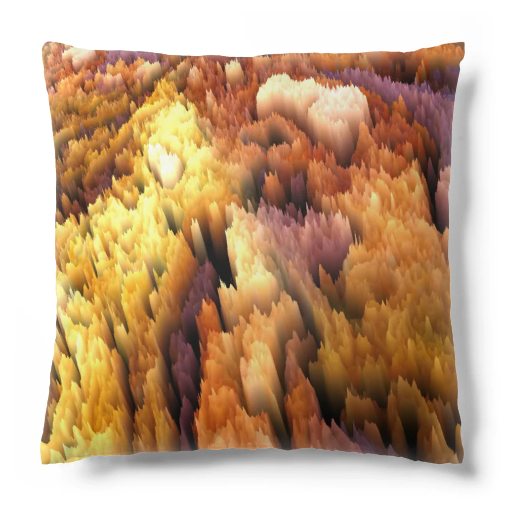 🍩tarojiro(たろじろ) shop🍩の捕らわれの土ロボット模様 Cushion