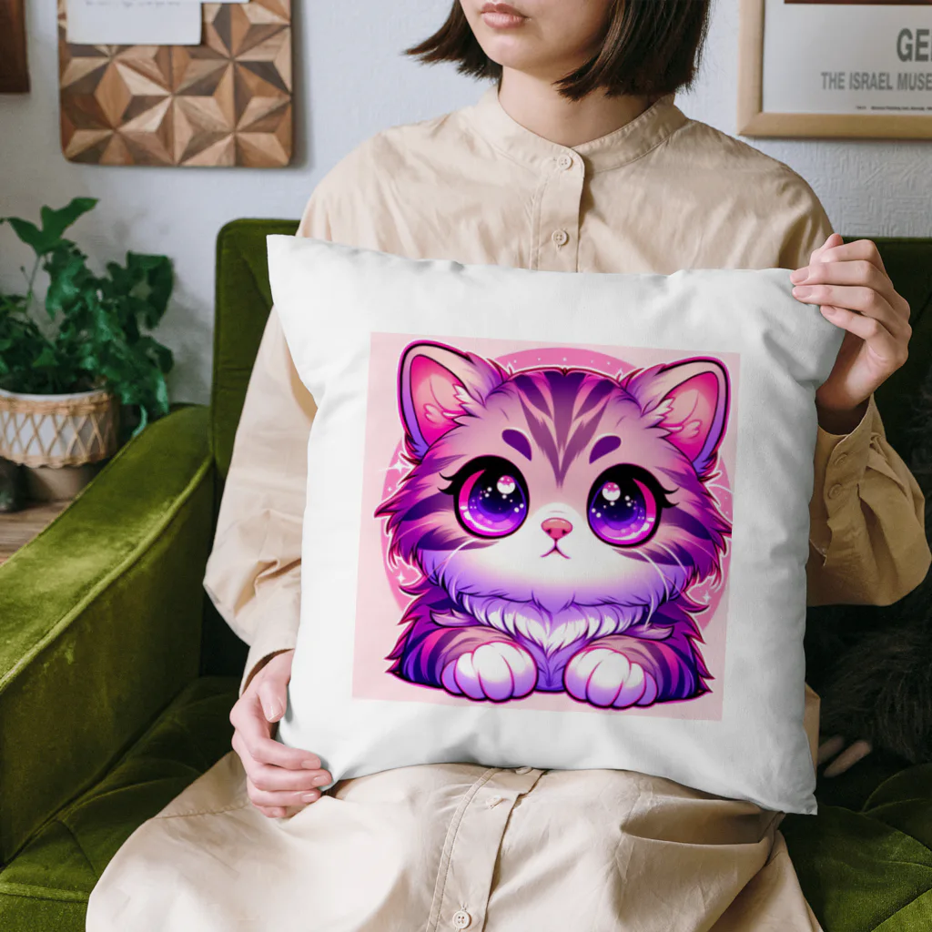 TOM24の些細な事でも興味津々アメショー”モモちゃん” Cushion