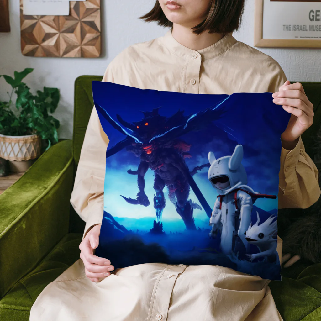 ZENJYAの怪物を操縦する子供 Cushion