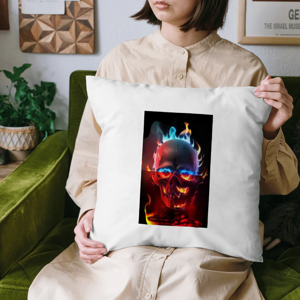 SOCG BRANDの"燃える漢" Cushion