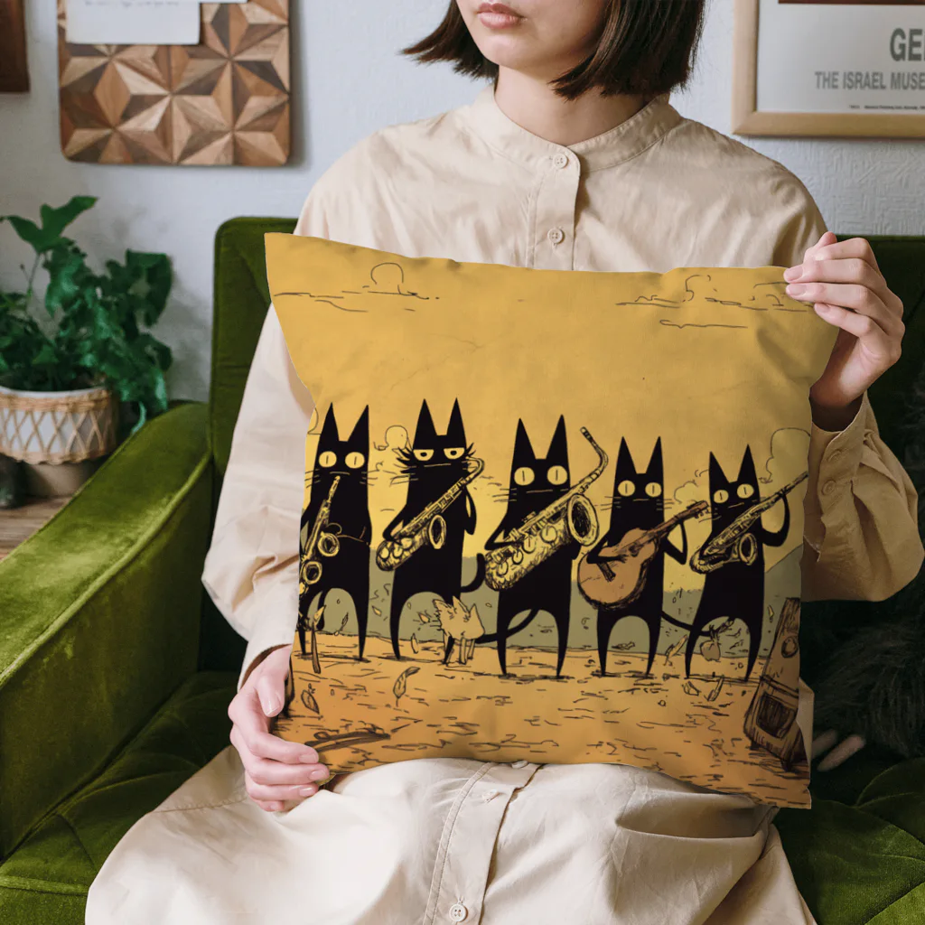 jijのBlack Cats cushion. Cushion