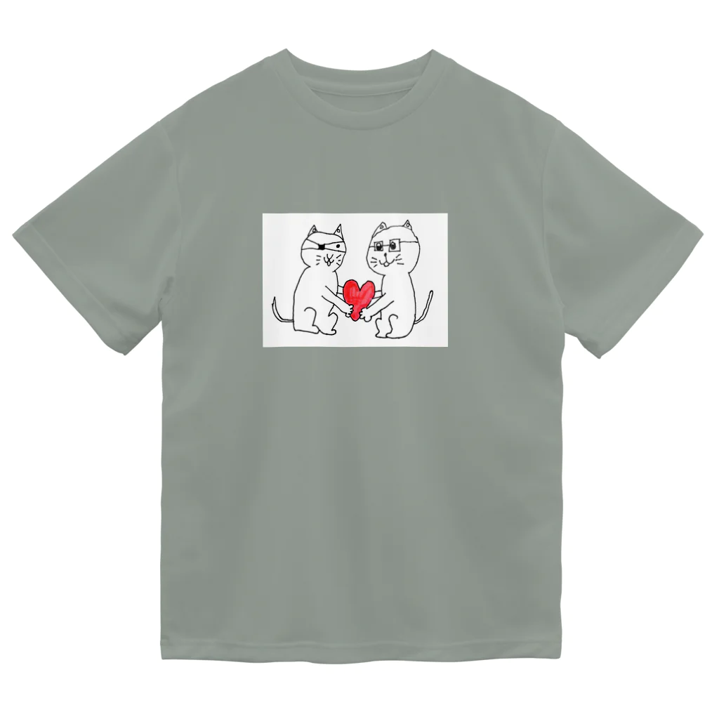 おかか商店のミルとゼロのなかよしグッズ Dry T-Shirt